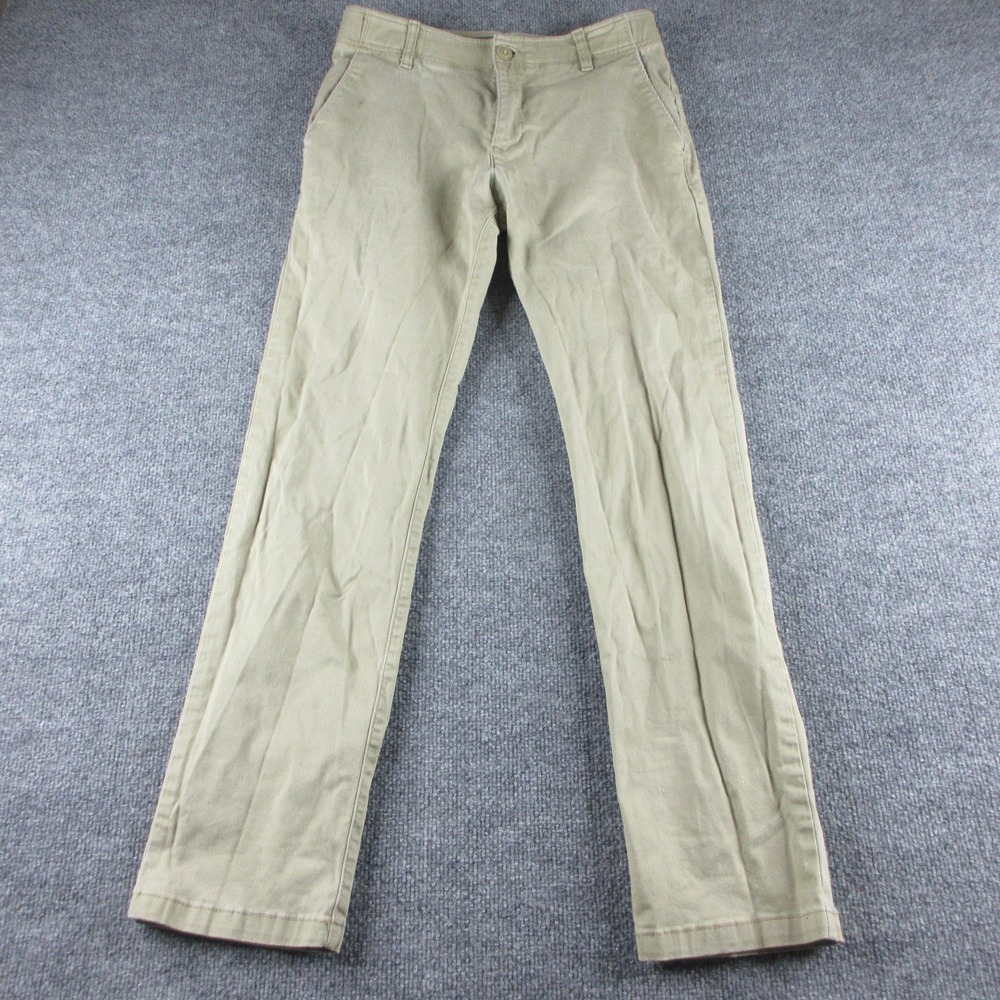 Lee Extreme Motion Pants Mens 30x30 Beige Slim Straight Stretch‎ Chino Casual